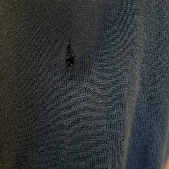 Royal Blue beaded Kate Spade cardigan - Picture 7 of 8